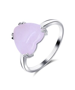 Rose Quartz Silver Ring NSR-2643